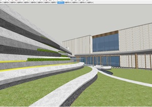 南京金地风华国际示范区建筑与景观SU(草图大师)模型