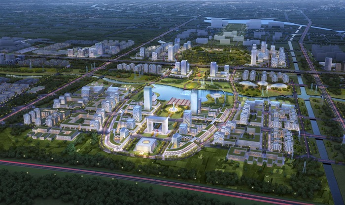 郑东新区白沙组团科学大道科学谷概念性城市设计方案高清文本(7)