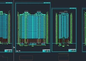 天津融创兴业里新古典风格住宅区SU(草图大师)模型（附CAD总平面图与户型图）