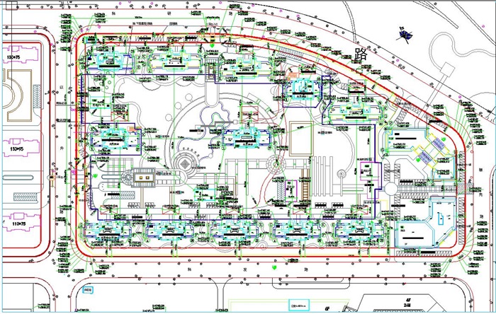 苏州科技城绿地中央公园高层+商业+售楼处SU模型（附PDF文本+CAD单体建筑施工图）(1)