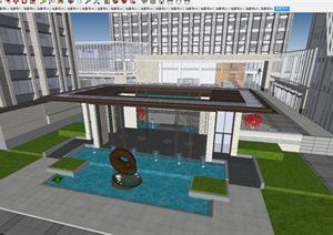 京西金融街商务中心8#地块建筑设计方案SU(草图大师)模型