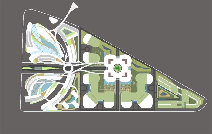 绿地虹桥会展中心项目建筑方案SU模型(16)