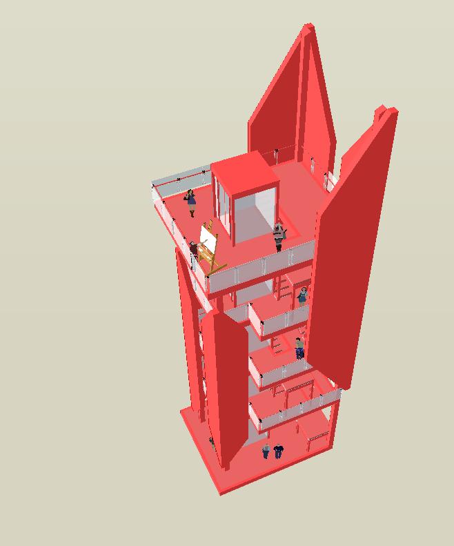 7个观景塔设计方案SU模型3(14)
