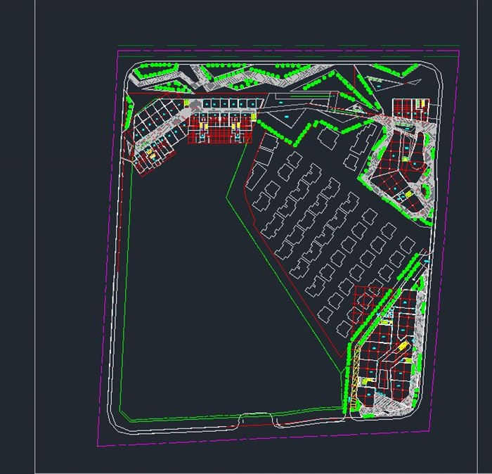 常州平港星苑现代塔式高层酒店+沿街商业综合体SU模型（附CAD平面图）(5)