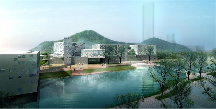 东莞规划展览馆建筑设计方案（附CAD总平面图）(7)