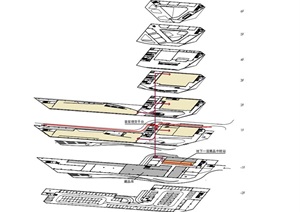 四川省美术馆建筑设计方案PDF文本（附CAD建筑平面图与总平面图）