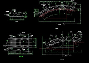 园桥详细设计ca平剖d施工图