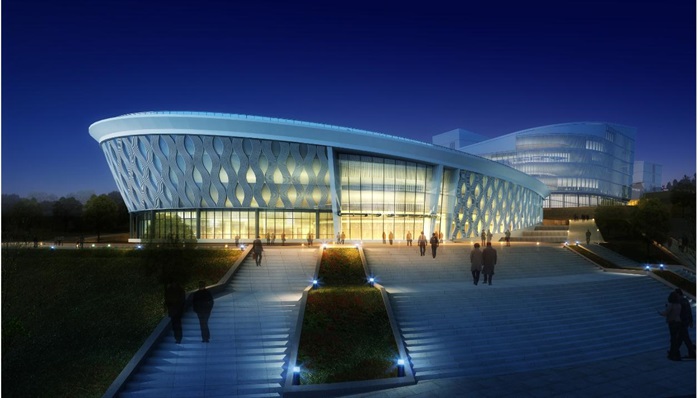 大理海东新区规划展览馆办公楼建筑设计方案(4)