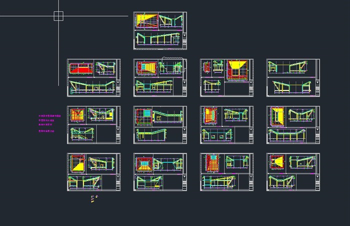 洛阳博物馆建筑设计方案（附CAD建筑平面、立面与剖面图）(7)