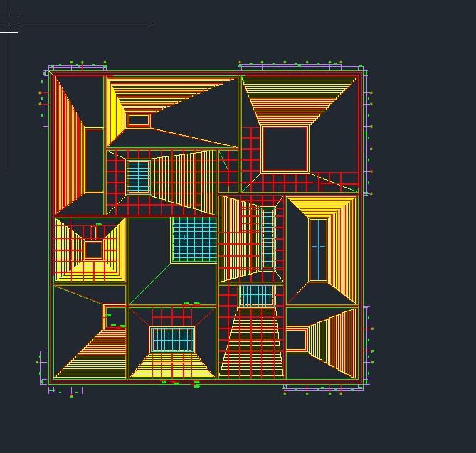 洛阳博物馆建筑设计方案（附CAD建筑平面、立面与剖面图）(11)
