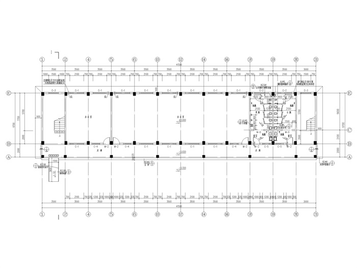 三层小学办公综合楼建筑全套施工图(1)