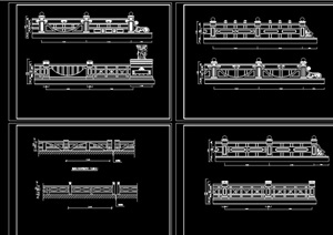 详细的护栏CAD图集