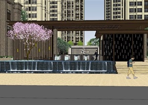 龙湖嘉天下5期建筑景观全模型