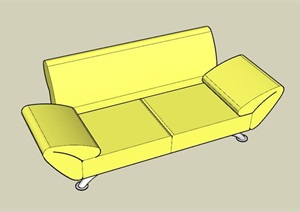 小清新风格沙发单体模型4