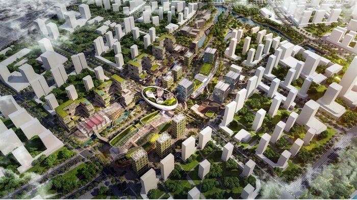 钱江新城二期连堡丰城工程概念设计方案(1)