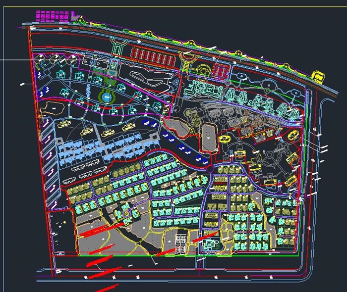 烟台万科天越湾建筑概念设计方案SU模型（附PPT方案文本+CAD总平面图与户型图）(5)
