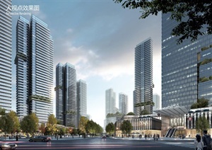 中山弘丰城市更新项目建筑规划概念设计方案