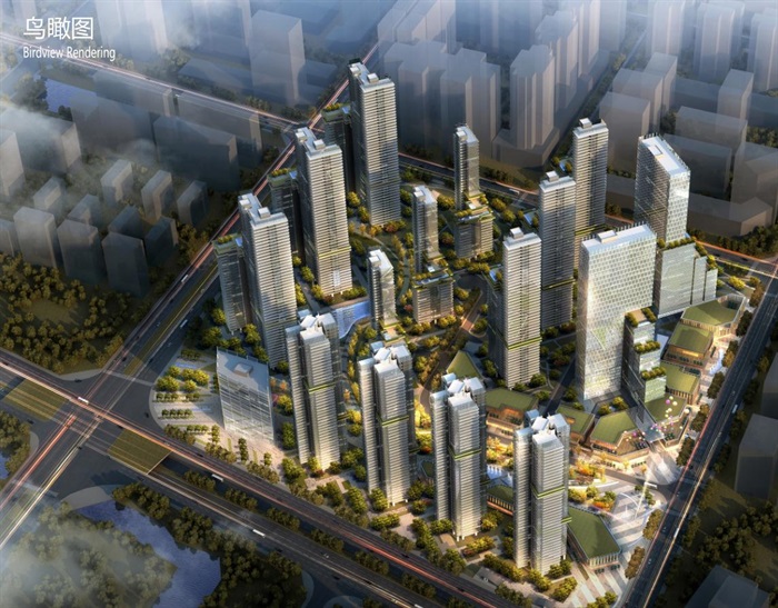 中山弘丰城市更新项目建筑规划概念设计方案(6)
