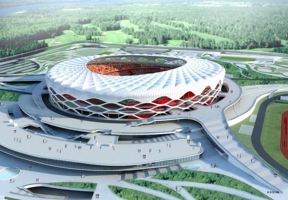 枣庄市民文化体育中心建筑规划概念设计方案(10)