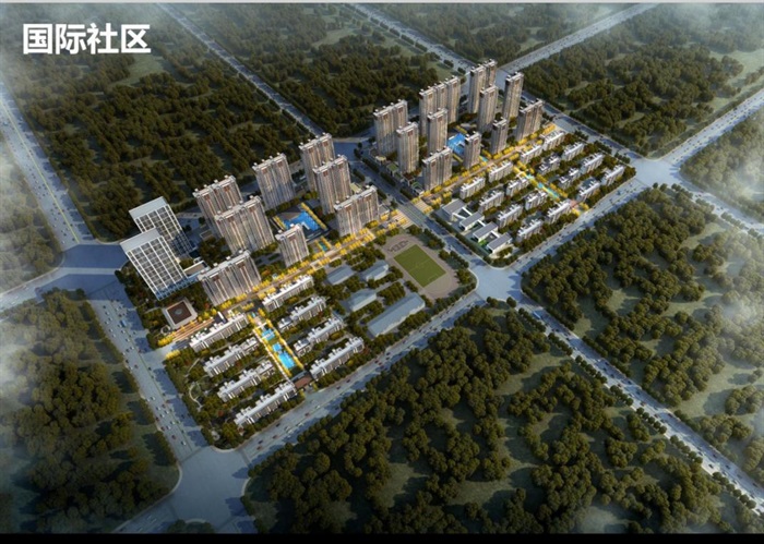 陕西保利西咸新区沣东新城征和四路住宅项目规划概念设计方案(1)