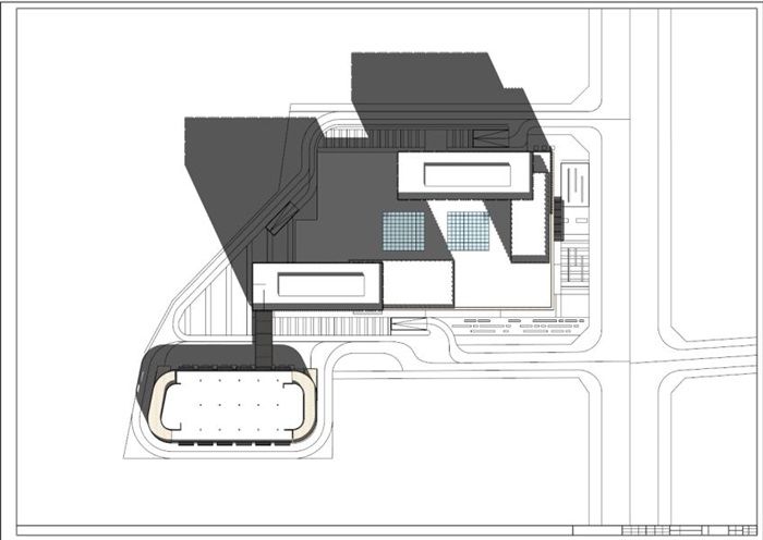 现代风格高层商住楼建筑方案SU模型(5)