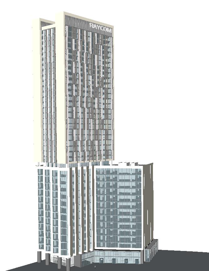 联想总部办公大楼建筑方案SU模型(2)