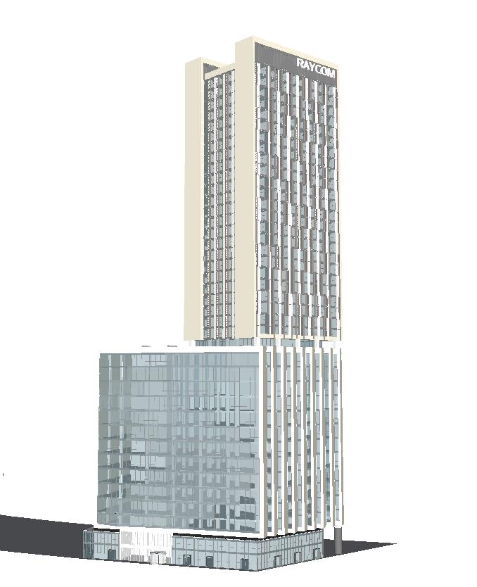 联想总部办公大楼建筑方案SU模型(4)