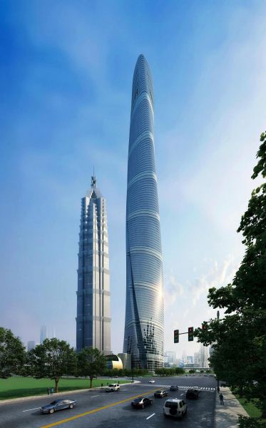 上海中心大厦建筑方案SU模型(4)