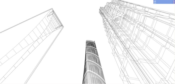 上海中心大厦建筑方案SU模型(8)