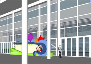 无锡太湖国际博览中心建筑方案SU(草图大师)模型