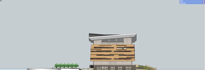 扬州市科技馆建筑设计方案SU模型（附PPT方案文本）(15)