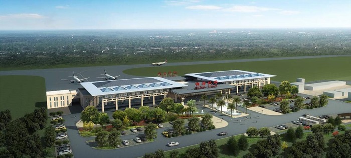 梅县小型机场建筑设计方案SU模型(8)