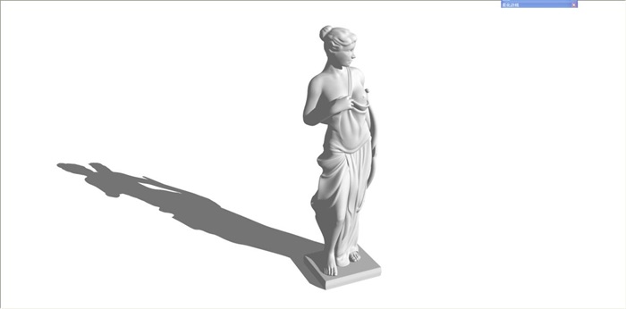 4个欧式人物雕塑SU模型(9)