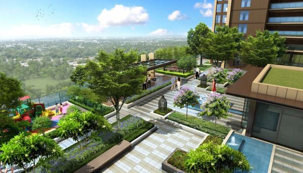 新亚洲风格深圳和公馆商住综合体建筑设计方案SU模型(1)