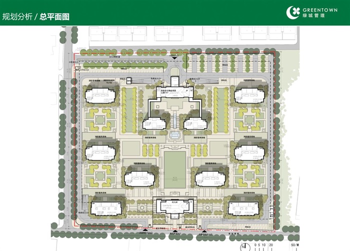 邯郸绿城北湖锦绣住宅小区项目建筑规划设计方案(2)