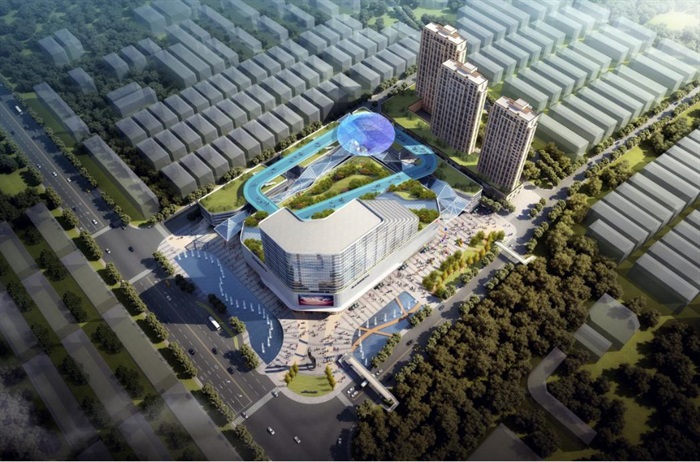 青岛即墨海尚海国际家电家居生活中心建筑规划设计方案(1)