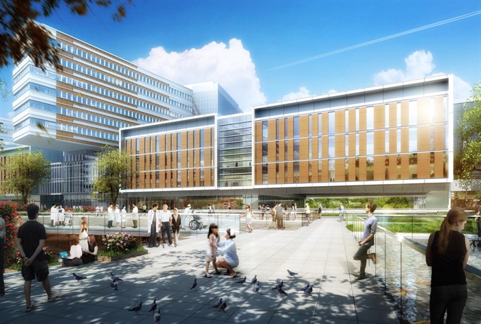 浙江大学医学院附属第一医院余杭院区规划与建筑设计方案(8)