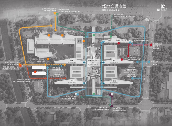 浙江大学医学院附属第一医院余杭院区规划与建筑设计方案(9)
