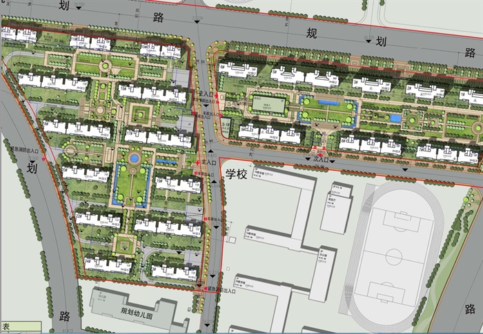 山东济南华山东片区中海9地块项目建筑规划设计方案（附CAD总平面图与高层户型图）(2)