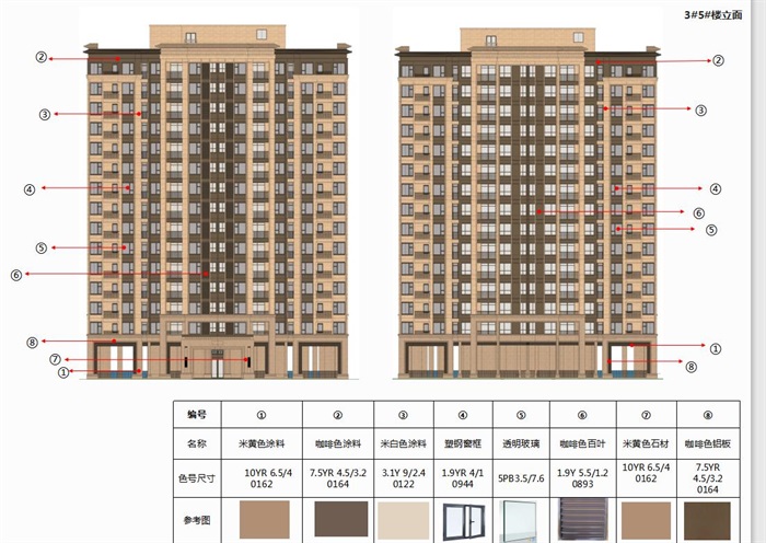 重庆联发龙洲湾1号一期E组团(Q18-203地块南段)外立面建筑设计方案(2)