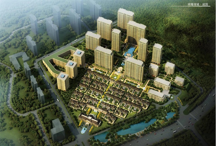 祥隆绿城诚园建筑规划设计方案(1)