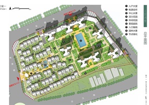融创肇庆鼎湖别墅项目建筑规划设计方案（附CAD总平面图与别墅户型图）
