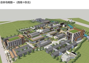 上海华鑫邻客花园智慧文创园区开发定位与改造总体建筑规划设计方案