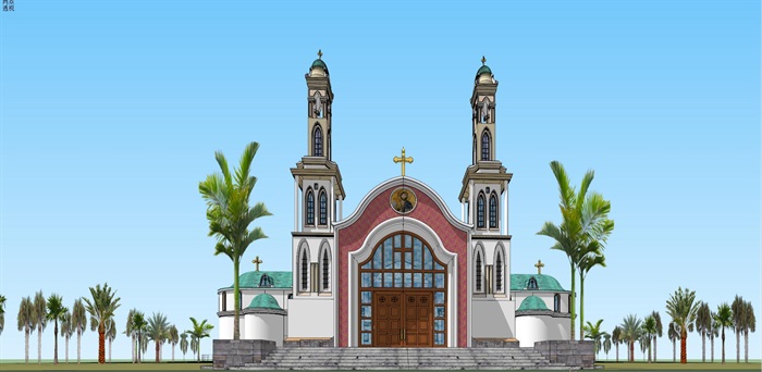 教堂 Byzantine+Church+with (1)(3)