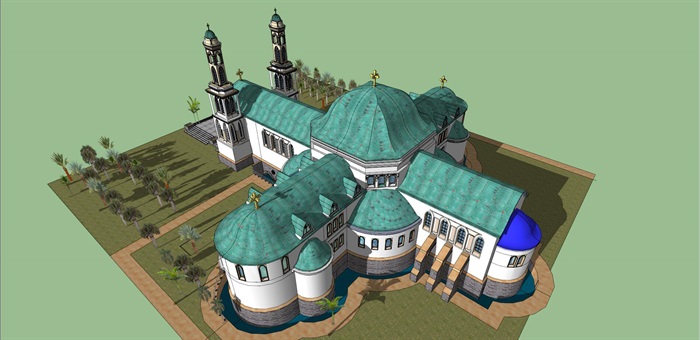 教堂 Byzantine+Church+with (1)(4)