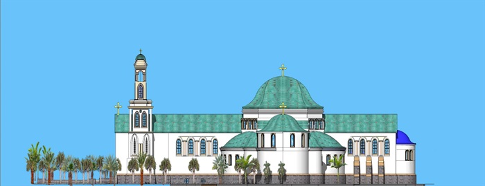 教堂 Byzantine+Church+with (1)(5)