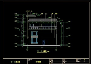 独栋欧式别墅设计cad施工图