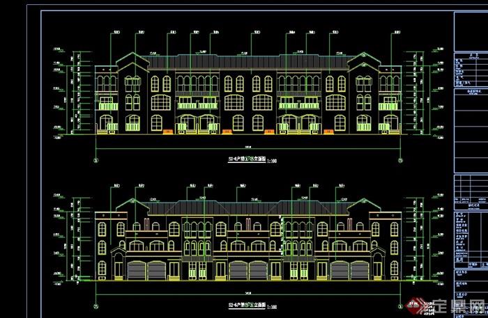 某详细的别墅建筑设计cad施工图天正打开