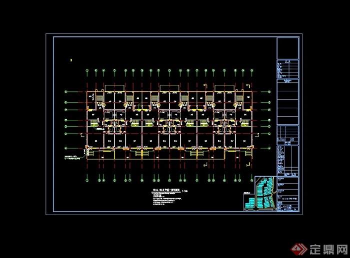 某详细的别墅建筑设计cad施工图天正打开