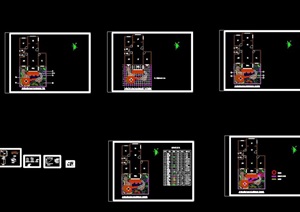 某详细的庭院景观cad平面图